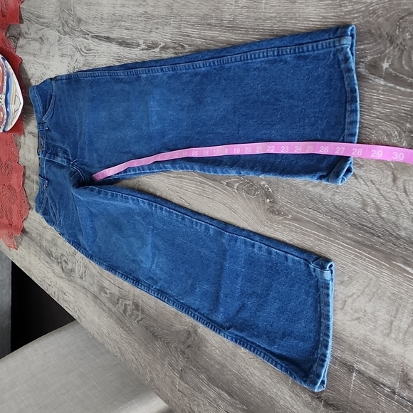 Vintage Wrangler High Rise Straight Leg Ankle/ Short Length Denim Jeans 0/24 - Picture 10 of 16